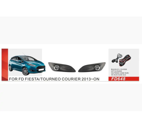 Противотуманки (2013-2017, галогенні) для Ford Fiesta 2008-2017 рр.