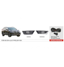 Противотуманки 2017-2019 US-type (галогенні) для Honda CRV 2017-2022 рр.
