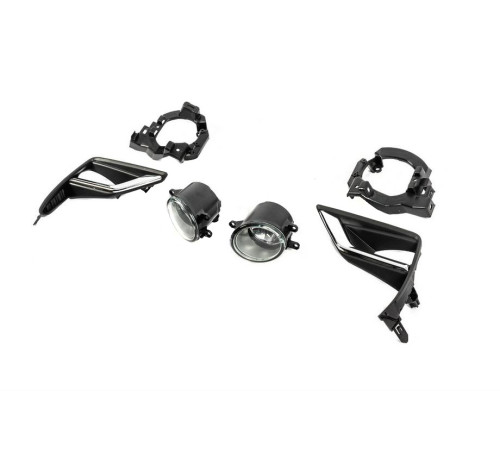 Протитуманки 2017-2021 (2 шт, галогенні) для Toyota Land Cruiser Prado 150 2009-2023 рр.