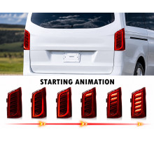 Задні ліхтарі Dragon (для Vito, 2 шт) для Mercedes Vito/V-class W447 2014- рр.