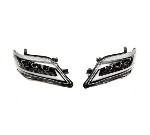 Передні фари Lexus-design V1 (рестайлінг, 2 шт) для Toyota Camry 2006-2011 рр.