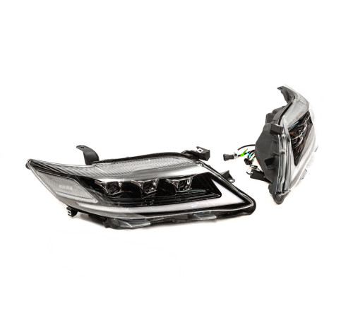 Передні фари Lexus-design V1 (рестайлінг, 2 шт) для Toyota Camry 2006-2011 рр.