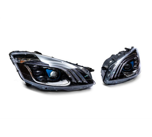 Рестайлінг фари (дизайн Maybach X222) для Mercedes S-сlass W221 2005-2013 рр.