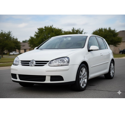 Передня оптика з LED вогнями Silver (2 шт) для Volkswagen Golf 5 2003-2009 рр.