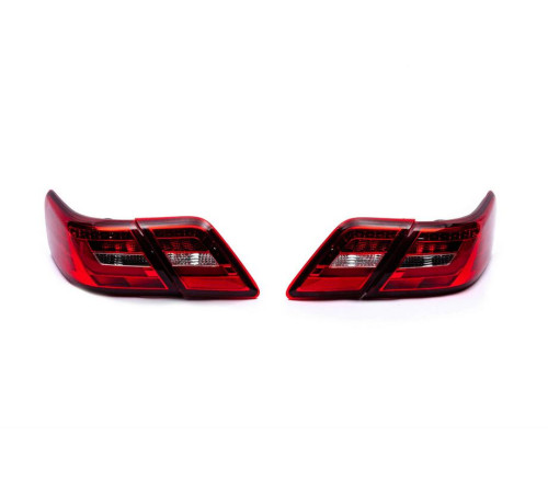 Задні ліхтарі (2 шт, LED Dragon) для Toyota Camry 2006-2011 рр.