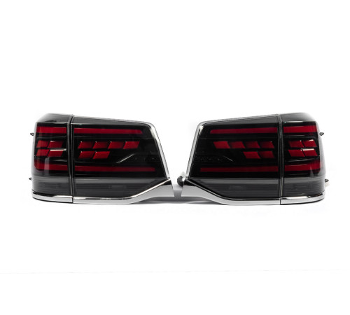 Задні ліхтарі 2016-2021 (Sequential Red Plus) для Toyota Land Cruiser 200 2007-2021 рр.