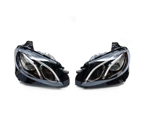 Передні фари OEM 2016-2020 (2 шт, без блоків, LED) для Mercedes E-сlass W213 2016-2023 рр.