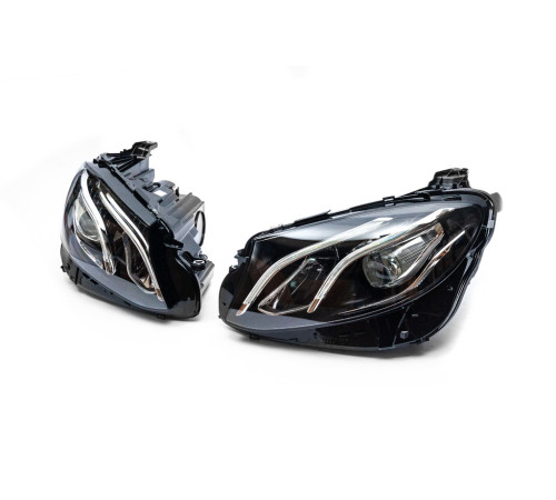 Передні фари OEM 2016-2020 (2 шт, без блоків, LED) для Mercedes E-сlass W213 2016-2023 рр.