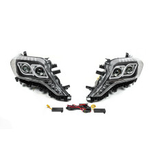 Передня оптика FullLED (2013-2017, 2 шт) для Toyota Land Cruiser Prado 150 2009-2023 рр.