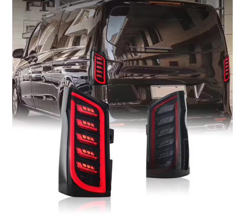 Задні ліхтарі Black (для Vito, 2 шт) для Mercedes Vito/V-class W447 2014- рр.