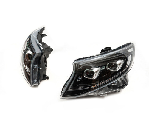Передні фари 2025 Design LED (для Vito, 2 шт) для Mercedes Vito/V-class W447 2014- рр.