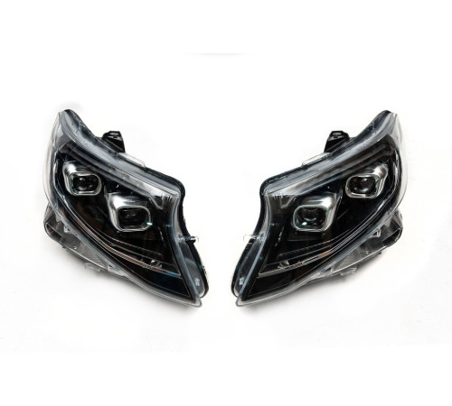Передні фари 2025 Design LED (для Vito, 2 шт) для Mercedes Vito/V-class W447 2014- рр.