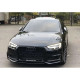 Решітки протитуманних фар з отвором RS-Style (2015-2019, 2 шт, Чорний) для Audi A4 B9 2015-2024 рр.