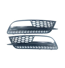 Решітки протитуманних фар RS-Style (2011-2015, 2 шт, Чорний) для Audi A5 2007-2015 рр.
