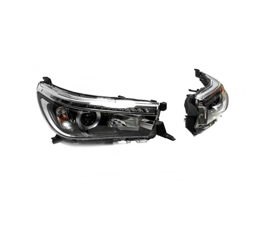 Передні фари ОЕМ V2 2015-2019 (під ксенон лампу або LED, 2 шт) для Toyota Hilux 2015- рр.