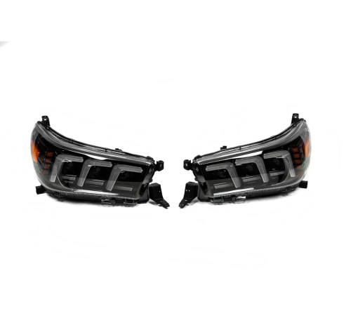 Передні фари Lexus-design V2 2015-2019 (2 шт) для Toyota Hilux 2015- рр.