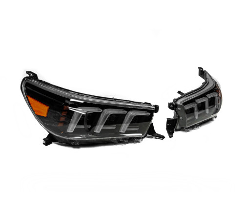 Передні фари Lexus-design V2 2015-2019 (2 шт) для Toyota Hilux 2015- рр.