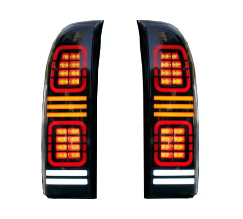 Задні ліхтарі Smoke Black LED (2004-2008, 2 шт) для Nissan Patrol Y61 1997-2011 рр.