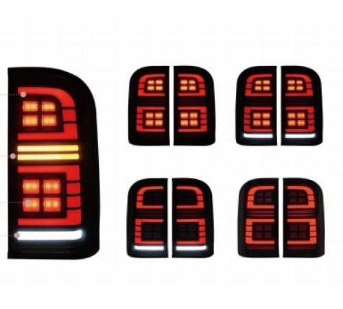 Задні ліхтарі Smoke Black LED (1999-2004, 2 шт) для Nissan Patrol Y61 1997-2011 рр.