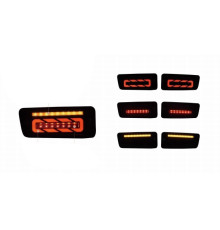 Задні габарити Smoke Black LED (1999-2005, 2 шт) для Nissan Patrol Y61 1997-2011 рр.