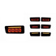 Задні габарити Smoke Black LED (1999-2005, 2 шт) для Nissan Patrol Y61 1997-2011 рр.