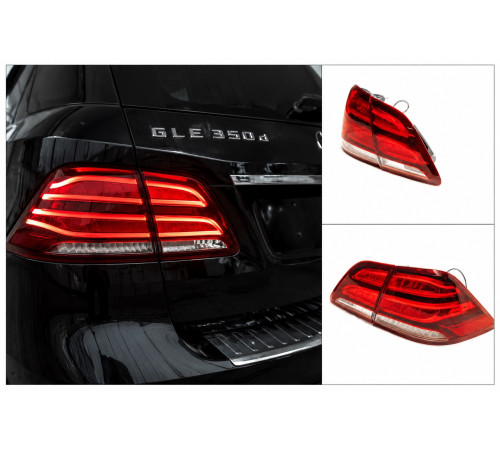 Задні ліхтарі Європа (2 шт) для Mercedes GLE/ML сlass W166 2011-2018 рр.