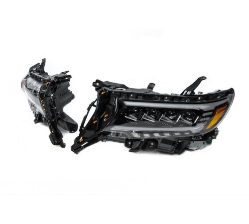 Передня оптика Lexus-design 4-LED V2 (2017+, 2 шт) для Toyota Land Cruiser Prado 150 2009-2023 рр.