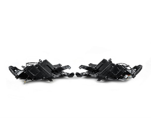 Передня оптика Lexus-design 4-LED V2 (2017+, 2 шт) для Toyota Land Cruiser Prado 150 2009-2023 рр.