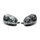 Передні фари з лінзою Black (2 шт) для Volkswagen Golf 5 2003-2009 рр.