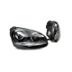 Передні фари з лінзою Black (2 шт) для Volkswagen Golf 5 2003-2009 рр.