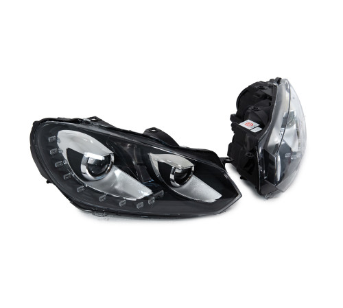 Передні фари LED DRL (2 шт) для Volkswagen Golf 6 2008-2014 рр.