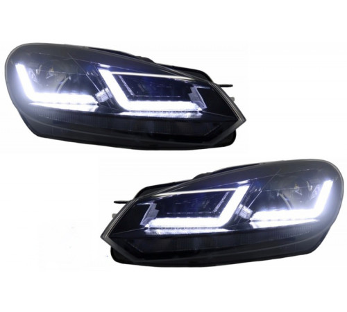 Передні фари Golf 7 Style Silver (2 шт) для Volkswagen Golf 6 2008-2014 рр.