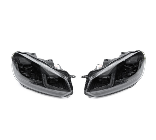Передні фари Golf 7 Style Black (2 шт) для Volkswagen Golf 6 2008-2014 рр.
