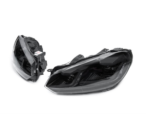 Передні фари Golf 7 Style Black (2 шт) для Volkswagen Golf 6 2008-2014 рр.
