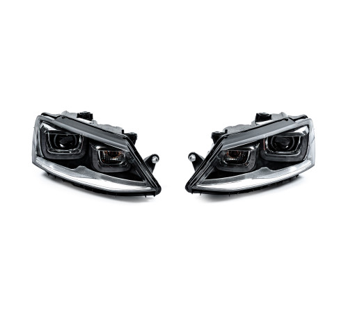 Передні фари U-type (2 шт) для Volkswagen Jetta 2011-2018 рр.