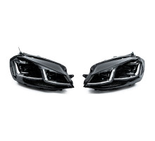 Передні фари Silver Style 2017+ (Для 2012-2017, 2 шт) для Volkswagen Golf 7/E-Golf 2012-2020 рр.