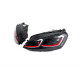 Передні фари Red FullLed (2012-2017, 2 шт) для Volkswagen Golf 7/E-Golf 2012-2020 рр.