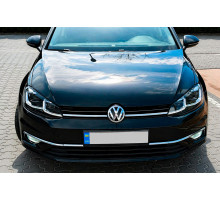 Передні фари Silver (2017-2020, 2 шт) для Volkswagen Golf 7/E-Golf 2012-2020 рр.