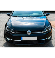 Передні фари Silver (2017-2020, 2 шт) для Volkswagen Golf 7/E-Golf 2012-2020 рр.