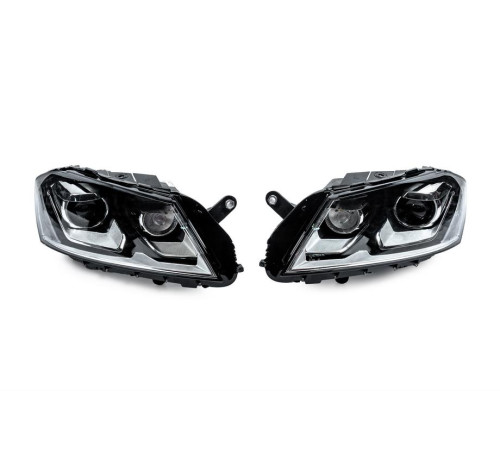 Передні фари V2 (Для EU, 2 шт) для Volkswagen Passat B7 2012-2015 рр.