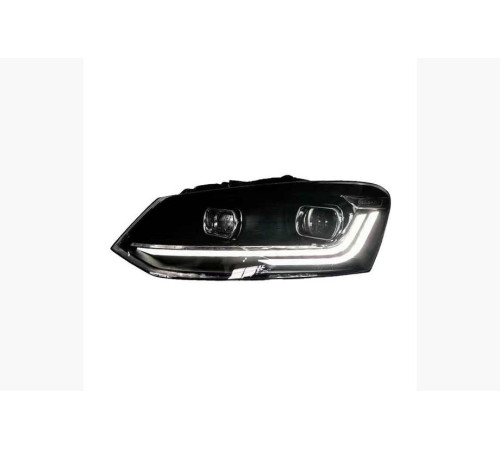 Передні фари Silver (2 шт) для Volkswagen Polo 2010-2017 рр.