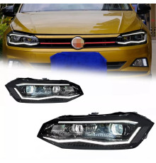 Передні фари FullLed Silver (2 шт) для Volkswagen Polo 2017- рр.