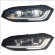 Передні фари Red FullLed (2 шт) для Volkswagen Polo 2017- рр.