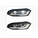 Передні фари Red FullLed (2 шт) для Volkswagen Polo 2017- рр.
