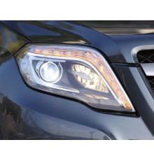 Передні фари FullLed V-1 (2012-2015, 2 шт) для Mercedes GLK сlass X204 2008-2015 рр.