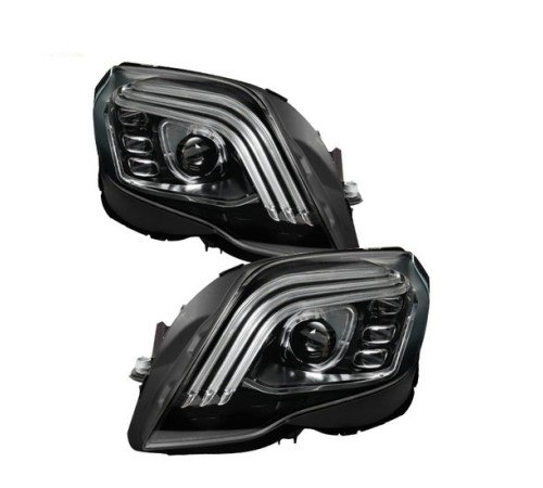 Передні фари FullLed V-2 (2012-2015, 2 шт) для Mercedes GLK сlass X204 2008-2015 рр.