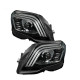 Передні фари FullLed V-2 (2012-2015, 2 шт) для Mercedes GLK сlass X204 2008-2015 рр.
