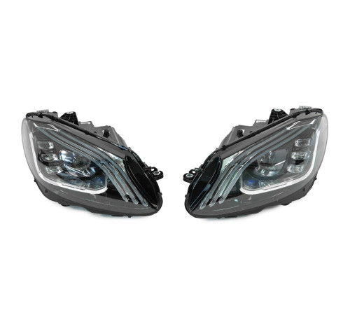 Передні фари Maybach (2 шт) для Mercedes C-сlass W205 2014-2021 рр.