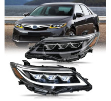 Передні фари Lexus-design (2011-2014, 2 шт) для Toyota Camry 2011-2017 рр.