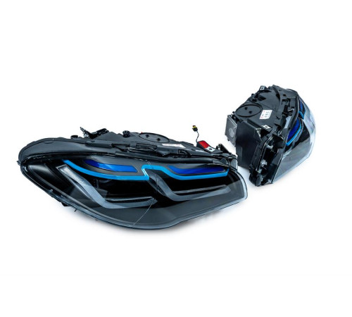 Передні фари FullLed G30 Laser LCI-style (2013-2016, 2 шт) для BMW 5 серія F10/F11 2010-2016 рр.
